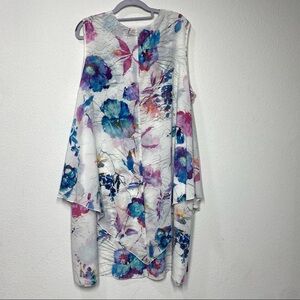 Floral Sleeveless Dress - Multicolor